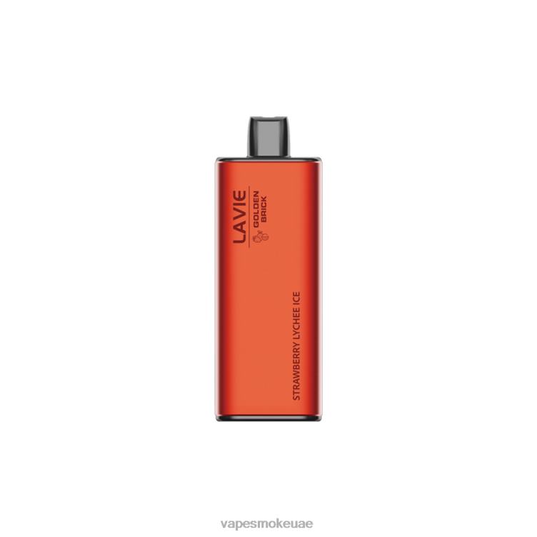 Vape Uae - ثلج ليتشي فراولة 8T66667 LAVIE GOLDEN BRICK 10000 نفث