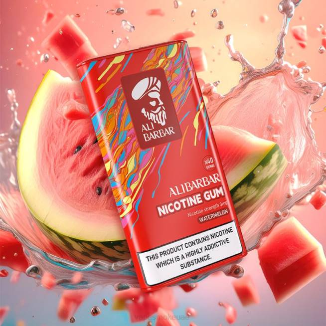 Vape Uae - Alibarbar علكة النيكوتين بطيخ LR44103