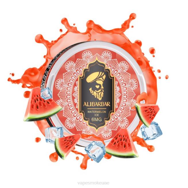 Vape Uae - Alibarbar أكياس النيكوتين ثلج البطيخ LR4494