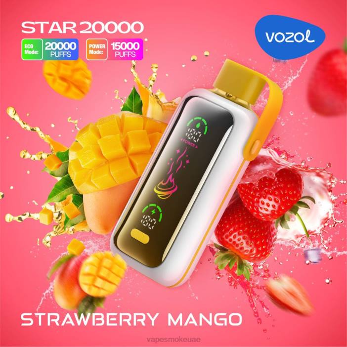 Vape Uae - مانجو الفراولة VOZOL STAR 20000 DPLJ1