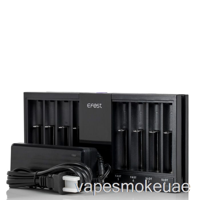 Vape Uae Efest Luc V8 شاحن بطارية سريع بشاشة LCD مزدوجة