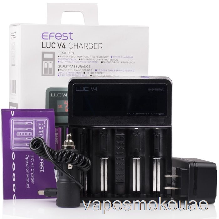 Vape Uae Efest Luc V4 شاحن ال سي دي