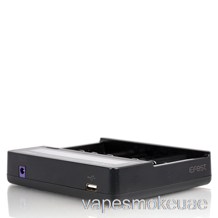 Vape Uae Efest Luc V6 6-bay شاحن عالمي لشاشات الكريستال السائل