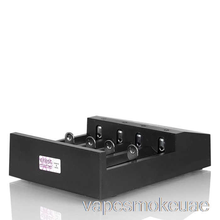 Vape Uae Efest Pro C4 شاحن البطارية الذكي ذو 4 فتحات