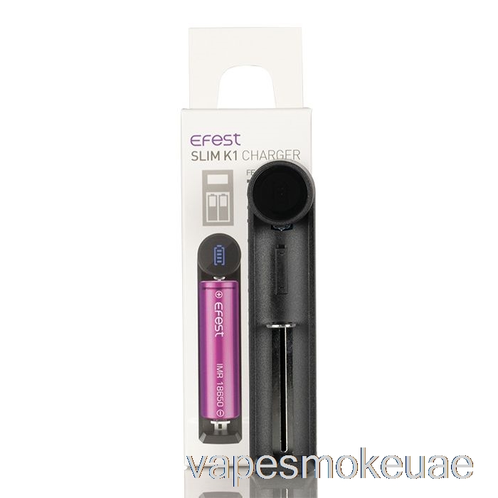 Vape Uae Efest Slim K1 شاحن بطارية بفتحة واحدة