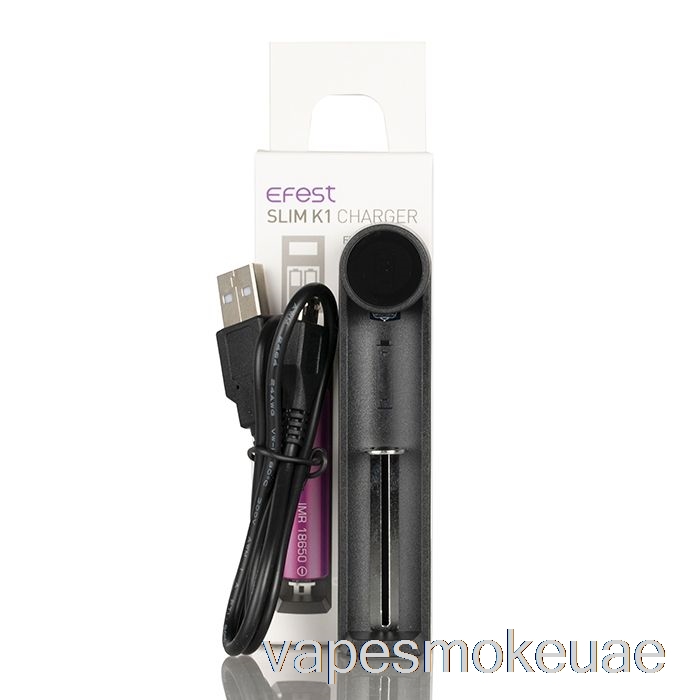 Vape Uae Efest Slim K1 شاحن بطارية بفتحة واحدة