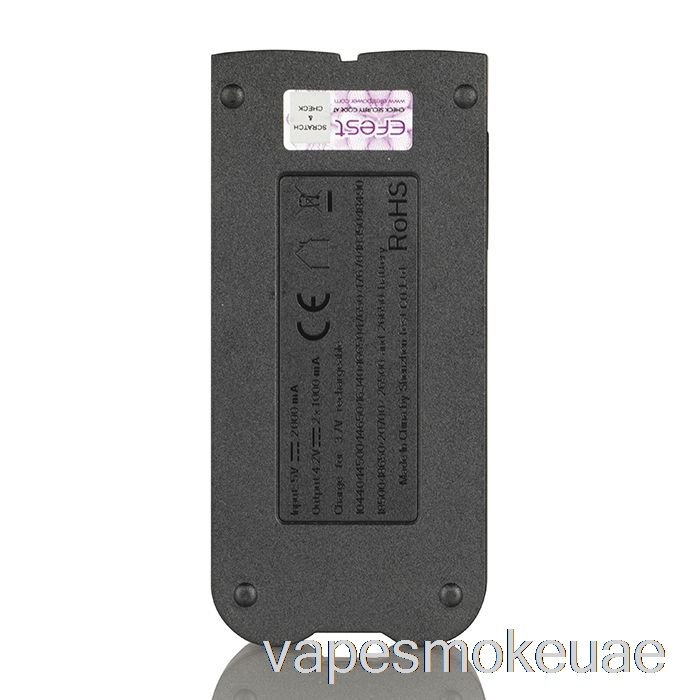 شاحن بطارية Vape Uae Efest Slim K2 ثنائي الفتحة