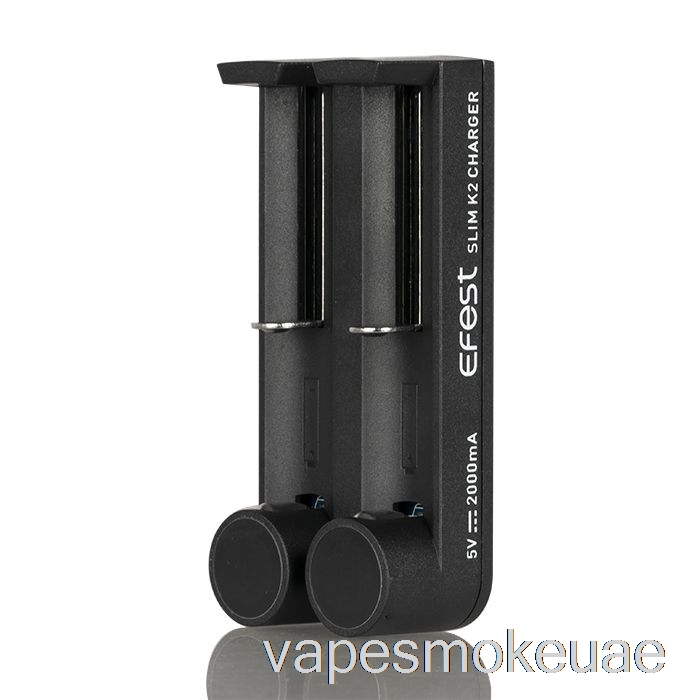شاحن بطارية Vape Uae Efest Slim K2 ثنائي الفتحة