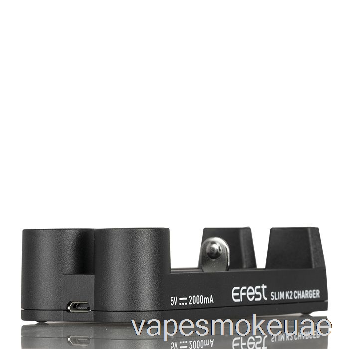 شاحن بطارية Vape Uae Efest Slim K2 ثنائي الفتحة