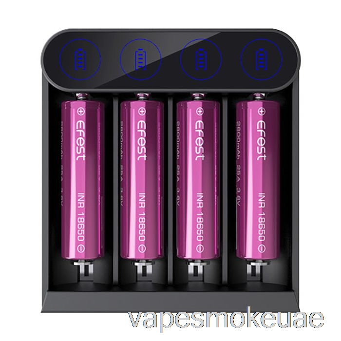 شاحن بطارية Vape Uae Efest Slim K4 USB-C