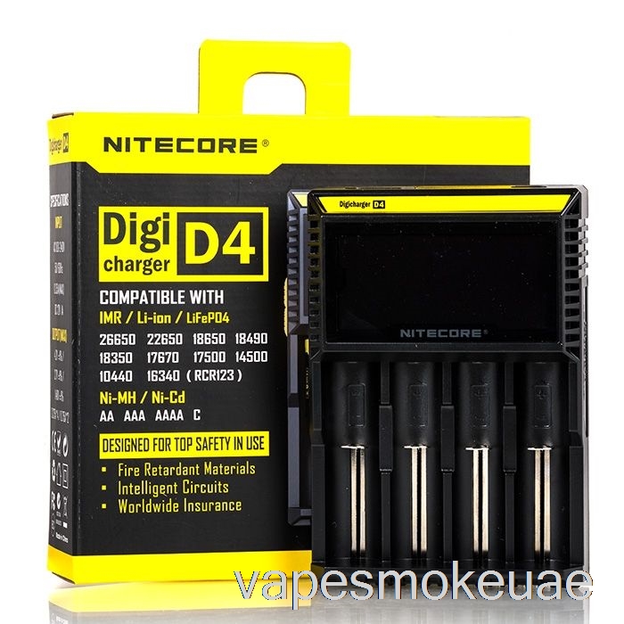 شاحن بطارية Vape Uae Nitecore D4 (4 فتحات)