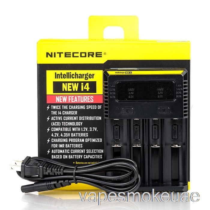 شاحن بطارية Vape Uae Nitecore I4 V2 (4 فتحات)