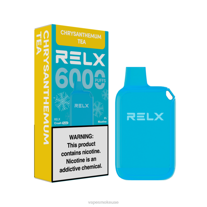 Vape Smoke - RELX Crush Pocket 6000 الجليدية شاي الأقحوان 6Z6621