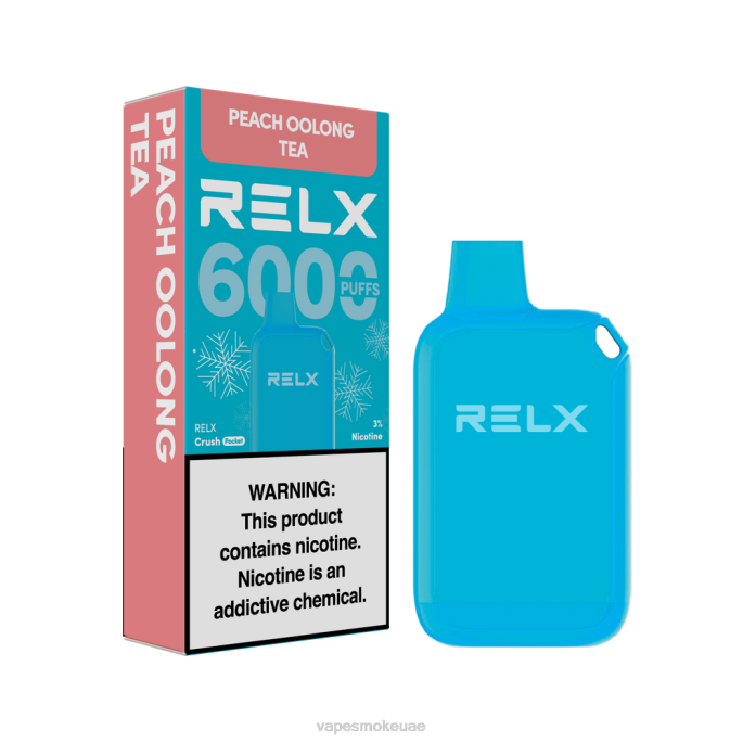 Vape Uae - RELX Crush Pocket 6000 الجليدية شاي الخوخ 6Z6610