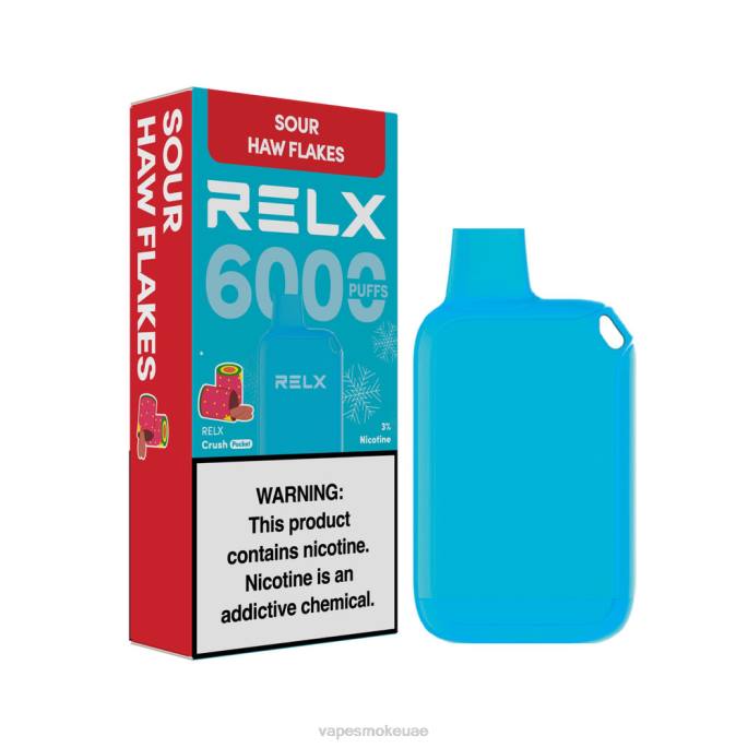 Vape Uae - RELX Crush Pocket 6000 الجليدية رقائق الزعرور الحامضة 6Z6616