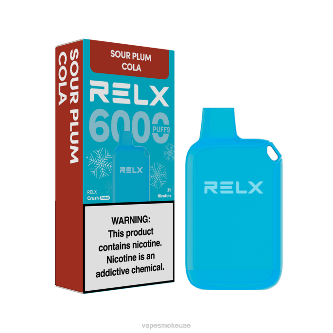 Vape Uae - RELX Crush Pocket 6000 الجليدية الكولا البرقوق الحامض 6Z6619