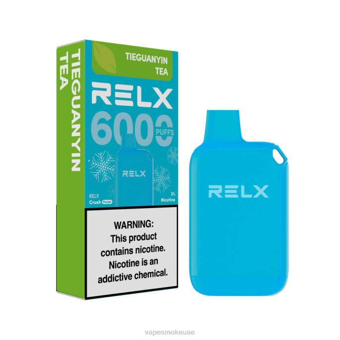 Vape Uae - RELX Crush Pocket 6000 الجليدية شاي تيجوانين 6Z6622