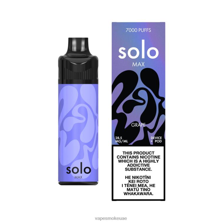Vape Uae - Solo MAX طقم جراب 460X667 العنب